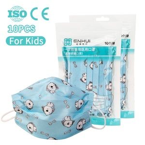 Kids Face Mask (Blue) 3 layers. 100pcs